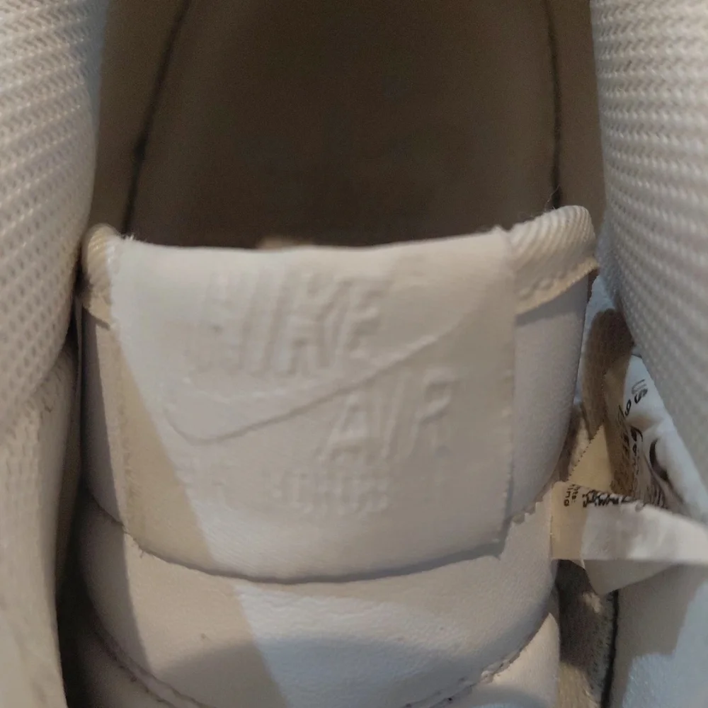 Nike White Sneakers with Tan Sole